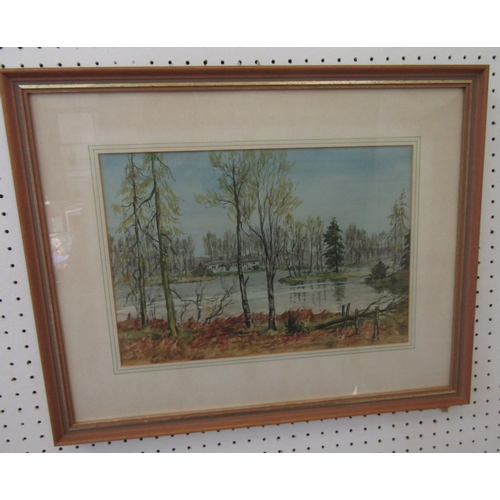 2261 - G Trevor (early 20th century British) - Pair of watercolour and bodycolour studies of the River Dee ... 