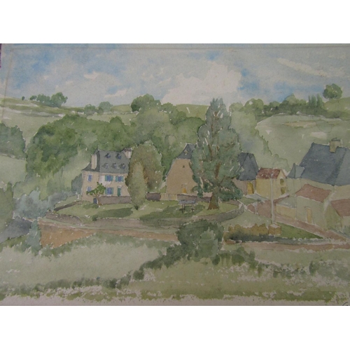 2298 - A collection of 19th century and later watercolours, engravings and drawings, etc, of landscape subj... 