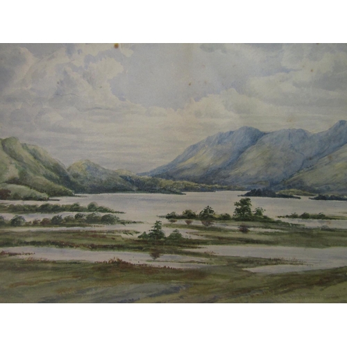 2298 - A collection of 19th century and later watercolours, engravings and drawings, etc, of landscape subj... 