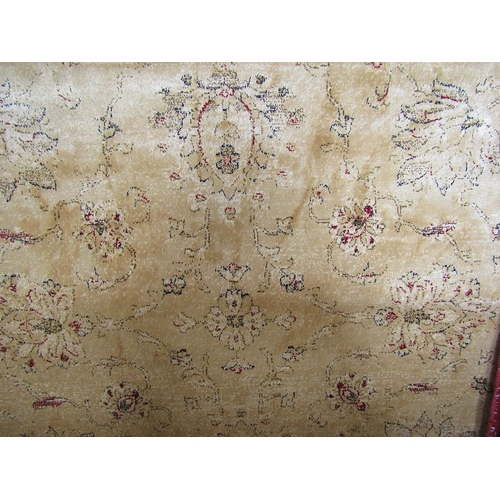 2371 - A good quality Kashmir carpet with Zeigler design, gold ground, 330 x 230cm