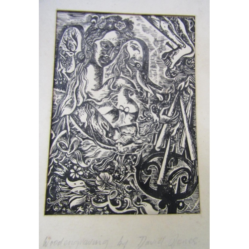 2292 - David Jones CH, CBE (Welsh 1895-1974) - The Bride, frontispiece to Hermia and other Poems, by WH She... 