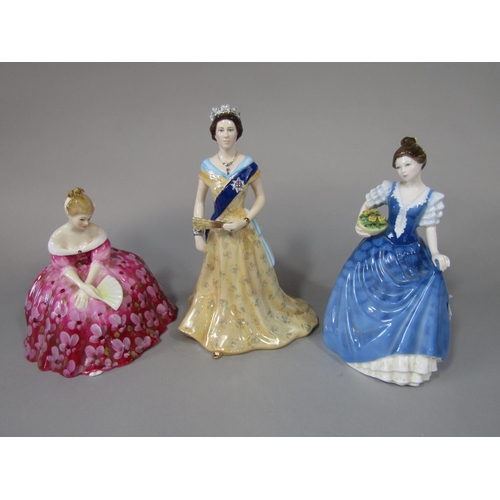 708 - A boxed limited edition figure of HM Queen Elizabeth II celebrating the diamond jubilee of 2012, num... 