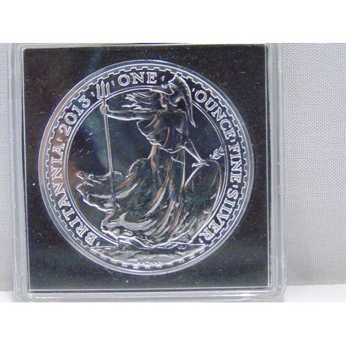 1138 - Twelve Royal Mint 2013, 1oz silver Britannia coins