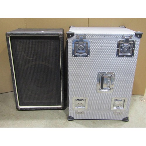 1440 - Good Vox night train valve guitar, amplifier/speaker, with chrome finish, 30 cm long together with R... 