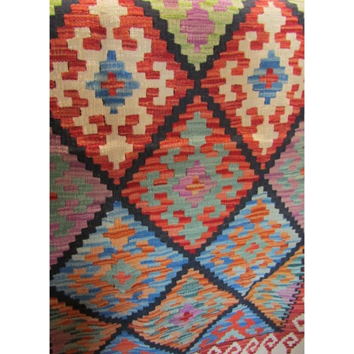 1806 - Choli Kelim runner with multi coloured medallion decoration, 250 x 75cm