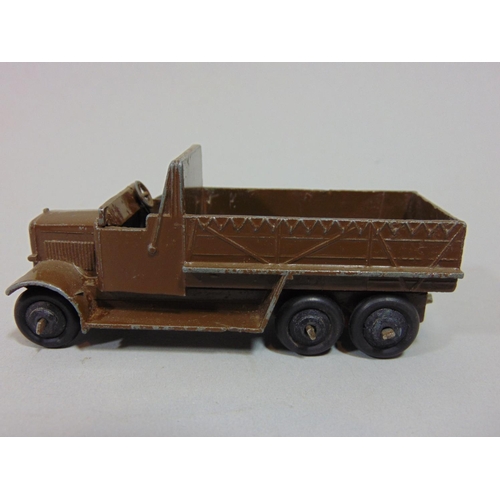 75 - collection of Dinky miilitary vehicles including 688 Field Artillery tractor, 673 scout car, 8 cover... 