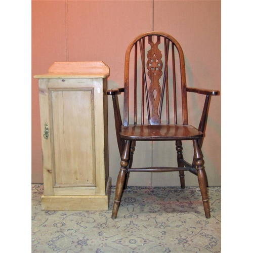 2298 - A Windsor stained elm and beechwood hoop and stickback armchair, a further example by Old charm, a s... 