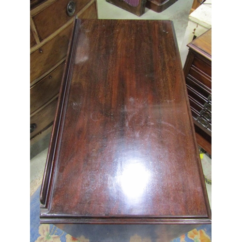 2163 - An Edwardian mahogany bedroom chest of four long graduated drawers with embossed ring brass handles,... 