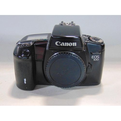 578 - Canon EOS 5 100 with lens, EOS 100 body only, plus a further Canon digital 300 D complete with lens ... 