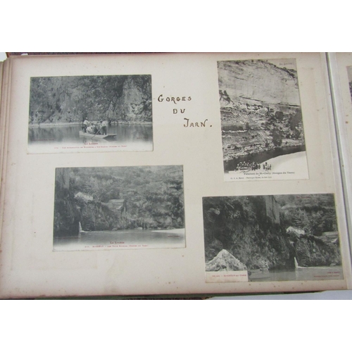 350 - An album inscribed Charlotte A Hill August 1886 containing a quantity of photographs of Venice, a la... 