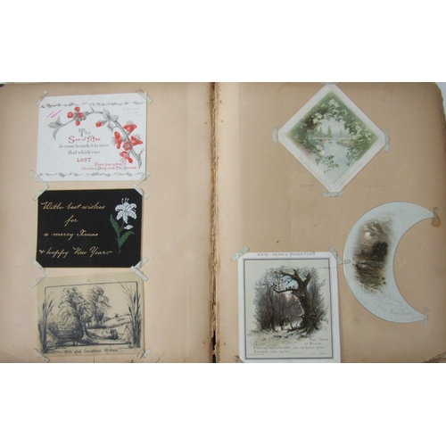 350 - An album inscribed Charlotte A Hill August 1886 containing a quantity of photographs of Venice, a la... 