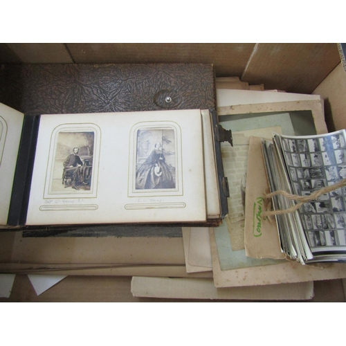 351 - A box containing an extensive collection of miscellaneous black and white photographs subjects inclu... 