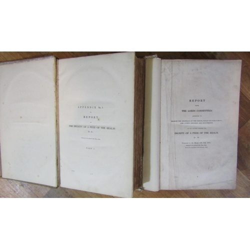 424 - Two boxes of late 19th/early 20th century miscellaneous books including three atlas, Reports From Th... 