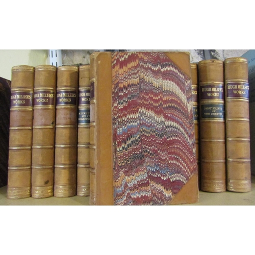 425 - Twelve volumes Hugh Miller's works published by William P Nimmo, Edinburgh 1873 (various editions), ... 