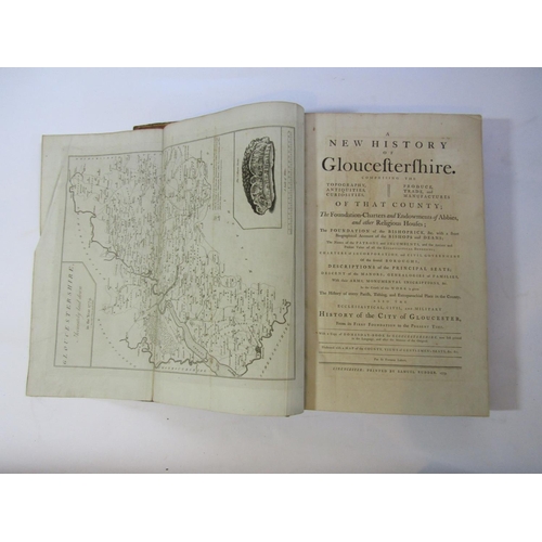 454 - Rudder, Samuel, A New History Of Gloucestershire, printed by Samuel Rudder, Cirencester, 1779, leath... 