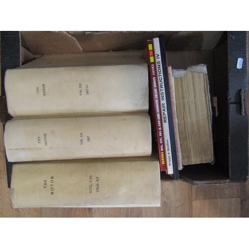 457 - Three bound volumes The Motor (volumes 130, 131 & 132, 1966 through to 1968) together with various v... 