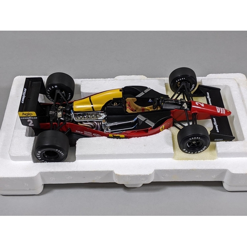 65 - 1:18 scale Ferrari 641/2 Formula 1 racing car in red, no 97090 by Exoto  Grand Prix Classics, boxed ... 