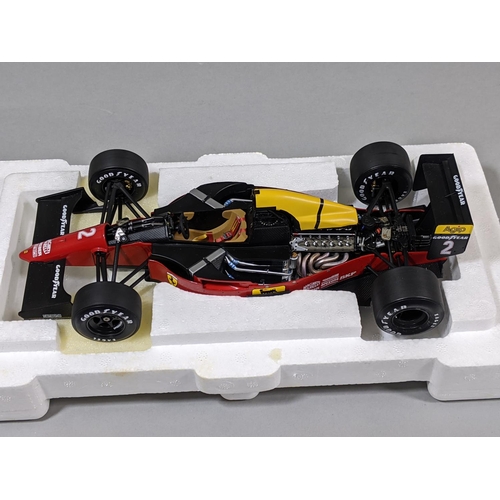 65 - 1:18 scale Ferrari 641/2 Formula 1 racing car in red, no 97090 by Exoto  Grand Prix Classics, boxed ... 