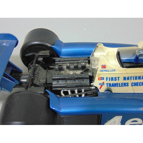 68 - 2 1:16 scale Formula 1 model racing cars by Polistil, both Tyrrell P34/2 (one AF). No boxes