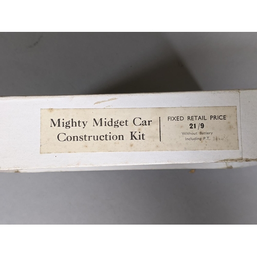 85 - Victory Models scale 1/48 - The 'Mighty Midget' Electric Racer Construction Kit, C1950. Body of car ... 