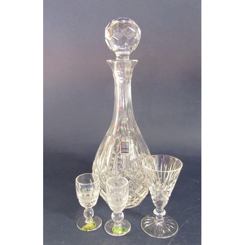 1172 - Royal Scot crystal hand cut lead crystal decanter and stopper, together with two further boxed sets ... 