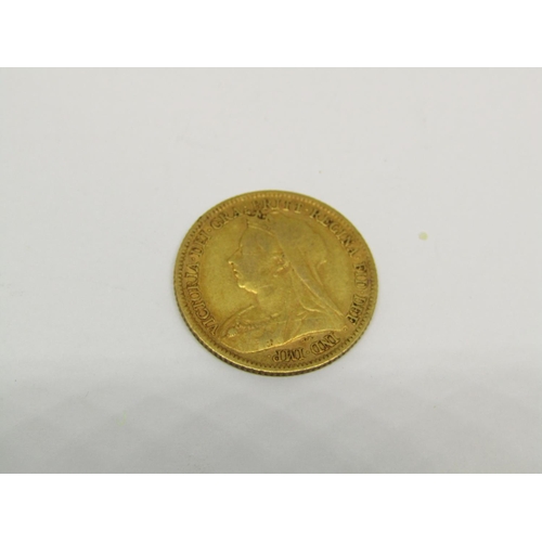 1371 - Half sovereign dated 1900