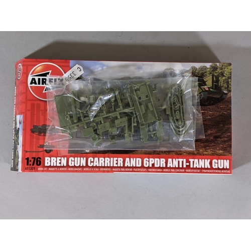 107 - 15 model military vehicle kits including the following: 11 Airfix 1:76 scale; Scammel Tank Transport... 