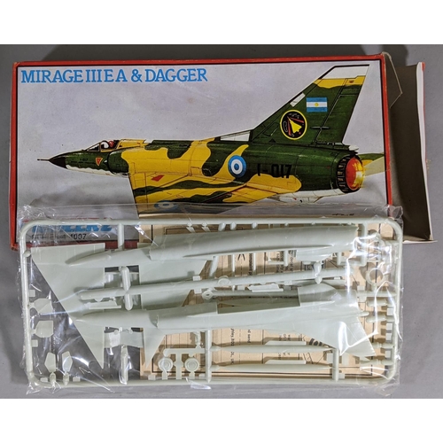 109 - 8 boxed model aircraft kits including Italaeri F23F3H, F117A, Harrier G7and F119 Stealth (all sealed... 