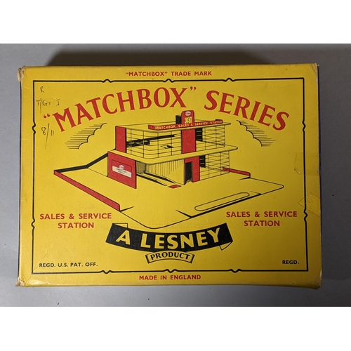 135 - Lesney Matchbox Series 'Sales & Service Station' with Esso signage