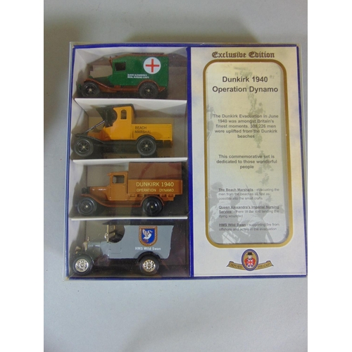 137 - Box of model vehicles mostly by Oxford and Lledo, including Dunkirk 1940 Operation Dynamo box set,  ... 