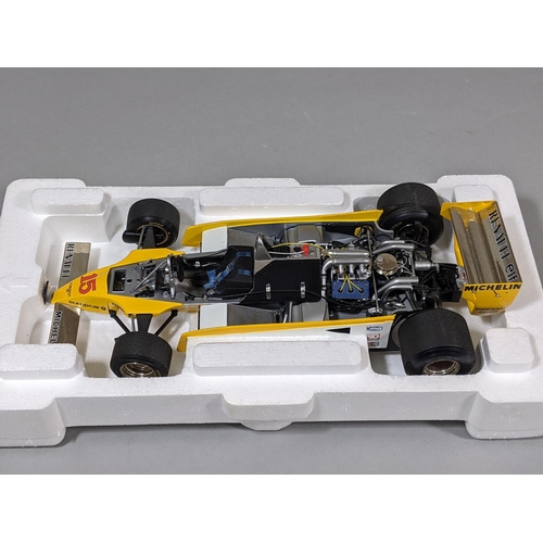 67 - 1:18 scale  Renault RE20 Turbo Formula 1 racing car by Exoto Grand Prix Classics, boxed with origina... 