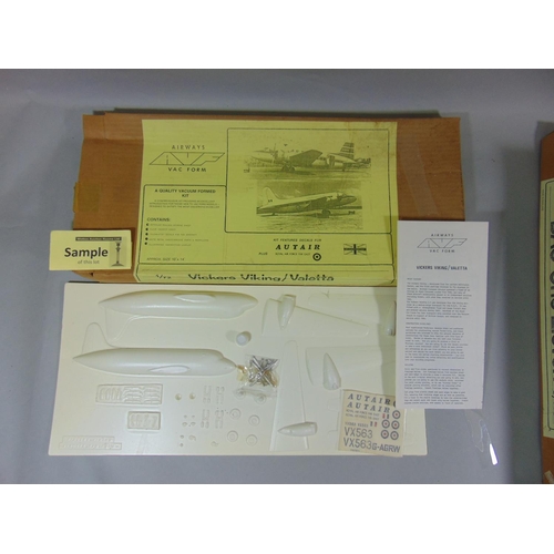 105 - 6 Model aircraft kits including 'Airways Vac Form' DH Comet 4C, BAC111, Vickers Viking, Airfix Brist... 