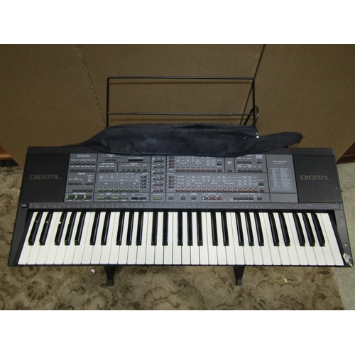 2181 - A Technics Electric PCM Keyboard, model SX-K700 and stand