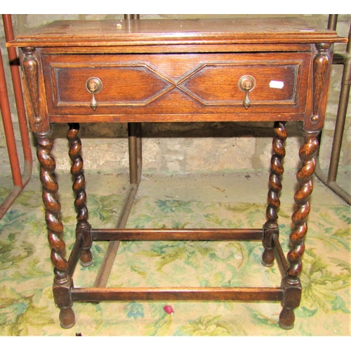 2328 - A 19th century mahogany occasional table of oval form with inlaid detail raised on square tapered an... 