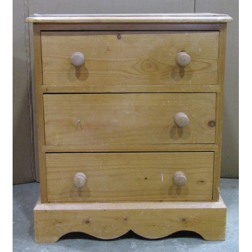 2120 - A Victorian stripped pine bedside cupboard, enclosed by a single rectangular moulded panelled door, ... 