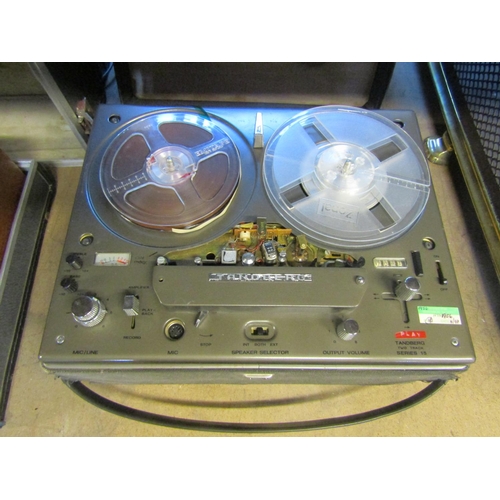 2138 - A Revox PR99 Mk 2 Emitape Reel to Reel system, together with two portable cased Tandberg two track s... 