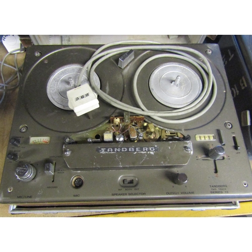 2138 - A Revox PR99 Mk 2 Emitape Reel to Reel system, together with two portable cased Tandberg two track s... 