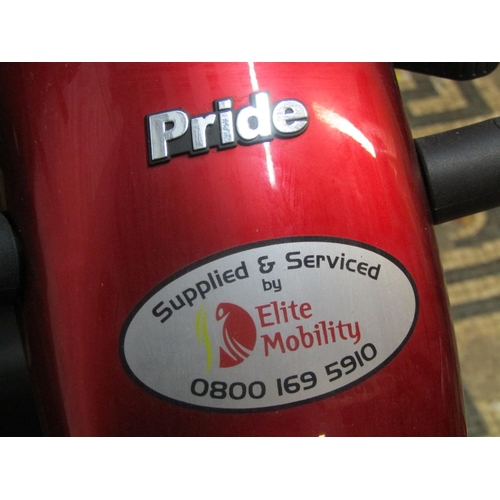 2070 - A Pride Colt Deluxe four wheeled mobility scooter complete with mains rechargeable battery