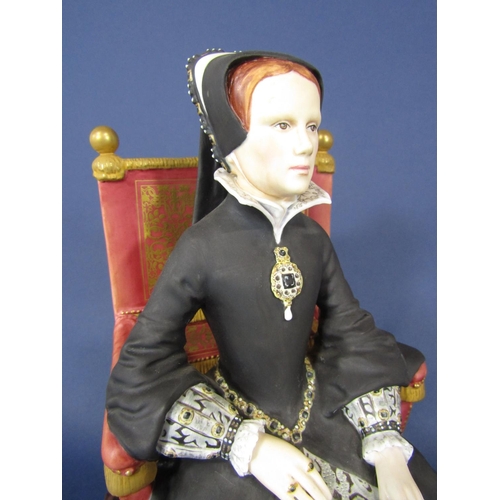 1023 - A Royal Worcester limited edition figure of Mary I from the Queens Regnant of England series modelle... 