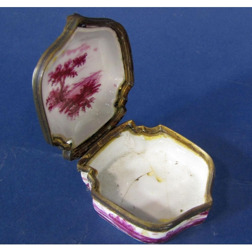 1074 - A 19th century Meissen type miniature cabinet cup and saucer with encrusted floral decoration, with ... 