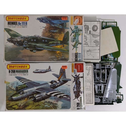 43 - Collection of 9 model aircraft kits all 1:72 scale WW2 bombers and believed to be complete. Includes... 
