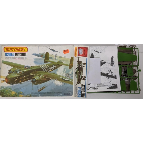 43 - Collection of 9 model aircraft kits all 1:72 scale WW2 bombers and believed to be complete. Includes... 