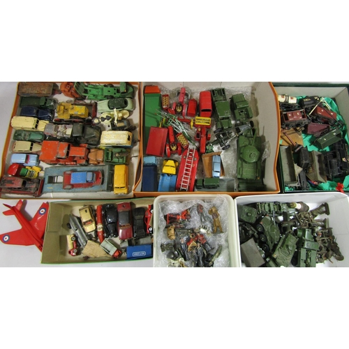 688 - Large collection of vintage unboxed model vehicles mostly by Dinky and Corgi including cars, trucks ... 