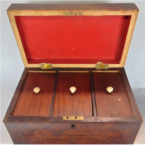 547 - An early 20th century burr walnut brass bound writing slope, brass plaque applied to the hinged lid ... 