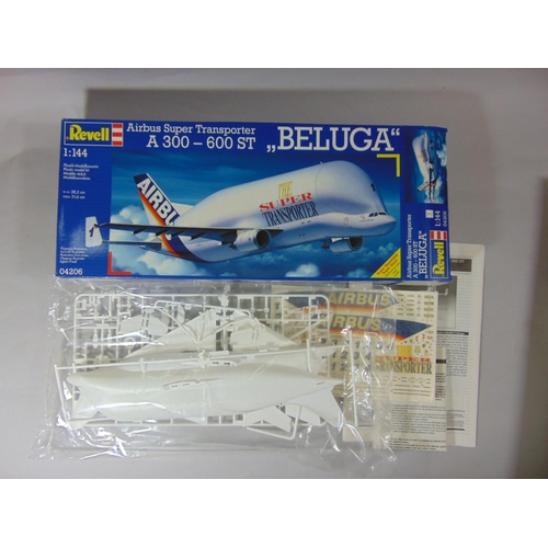 687 - 7 model aircraft kits, all 1:144 scale including Airfix BAC Concorde, others by Revell and Welsh Mod... 