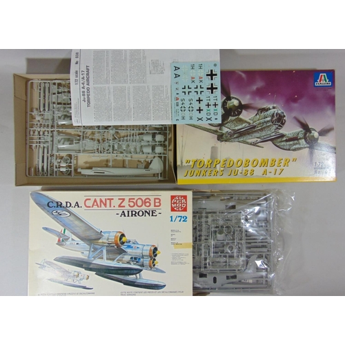 682 - 13 model aircraft kits of WW2 bombers including kits by Revell, Italaeri, Airfix, Supermodel, Contra... 