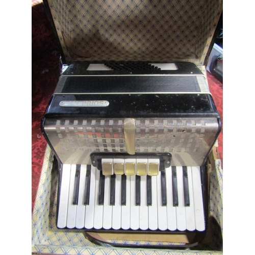 526 - Vintage Sorrento accordion, cased