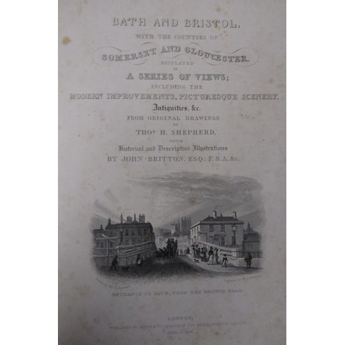 962 - Rev John Collinson - History and Antiquities of the County of Somerset, 3 volumes 1791, leather boun... 