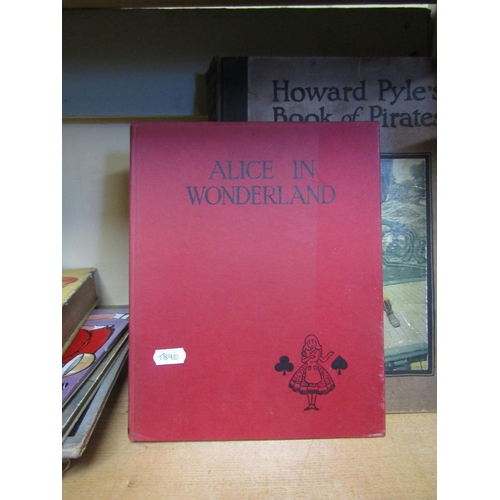 954 - A quantity of childrens books to include 'Alice in Wonderland' by Lewis Carroll, published Collins, ... 