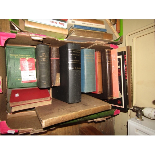 955 - Two boxes of randomly assorted books, including fiction and non-fiction works (2)